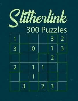 Paperback Slitherlink 300 Puzzles: Slitherlink Puzzles Notebook Challenging Puzzle Logbook Logic Brainteaser Worksheet Book