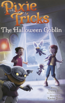 Library Binding Halloween Goblin Book