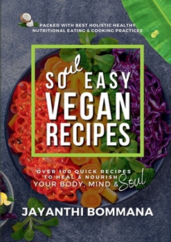 Paperback Soul Easy Vegan Recipes Book