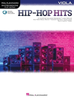 Paperback Hip-Hop Hits for Viola Play-Along with Online Audio Book