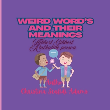 Paperback Weird word's and Their Meaning's: Weird word's and Their Meaning's Early Learning Book