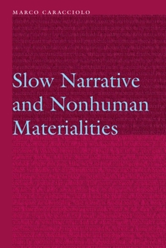 Hardcover Slow Narrative and Nonhuman Materialities Book