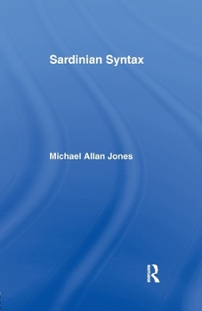 Paperback Sardinian Syntax Book