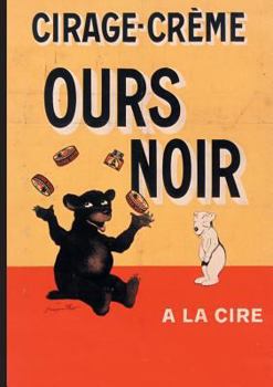 Paperback Carnet Blanc, Affiche Cirage-Crème Ours Noir [French] Book