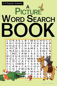 Paperback A-Z Popular Animals: A Picture Word Search Book