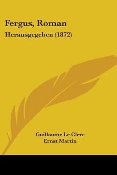 Paperback Fergus, Roman: Herausgegeben (1872) Book