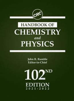 Hardcover CRC Handbook of Chemistry and Physics Book