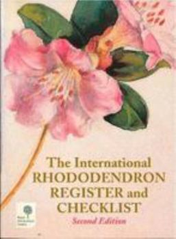 Paperback The International Rhododendron Register and Checklist Book