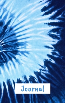 Journal: Blue tie-dye; 100 sheets/200 pages; 5" x 8"