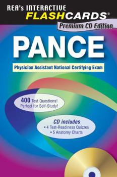 Paperback Pance (Physician Assistant Nat. Cert Exam) Flashcard Book W/CD-ROM [With CDROM] Book
