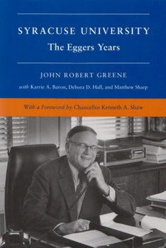 Hardcover Syracuse University: Volume V: The Eggers Years Book