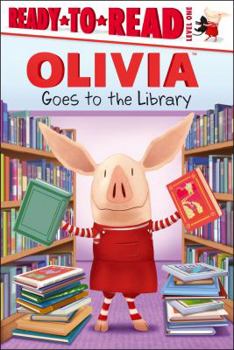 Paperback Olivia Goes to the Library Book