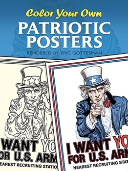 Paperback Color Your Own Patriotic Posters Book