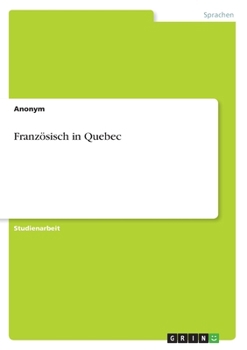 Paperback Französisch in Quebec [German] Book
