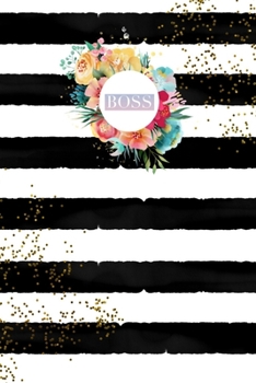 Boss: Dot Grid Journal | Modern Dotted Notebook to Organize, Habit Tracking, Planning & More | Alternative to a Card | Gift for Her