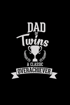 Dad of Twins: 6x9 TWINS | blank with numbers paper | notebook | notes