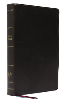Leather Bound KJV, Preaching Bible, Premium Calfskin Leather, Black, Comfort Print Book