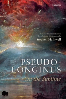 Hardcover Pseudo-Longinus: On the Sublime Book
