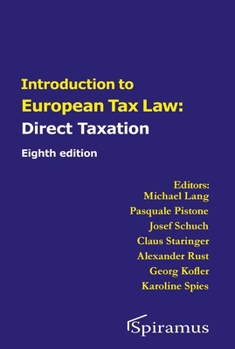Paperback Introduction to European Tax Law: Direct Taxation Book
