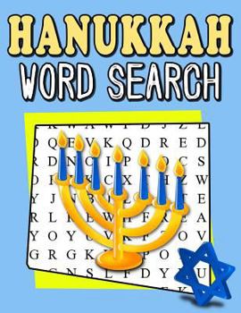 Paperback Hanukkah Word Search: My First Word Search Book - Word Search for Kids Ages 6-8 Years Jewish Winter Activity Books for Kids Book