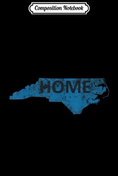 Composition Notebook: Home - North Carolina Panther Blue & Black  Journal/Notebook Blank Lined Ruled 6x9 100 Pages