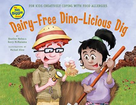 Hardcover The No Biggie Bunch Dairy-Free Dino-Licious Dig Book