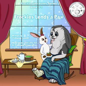 Paperback Freckles Lends a Paw Book