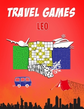 Paperback Leo Travel Games: Fun Puzzle Travel Book Collection for Boys Book