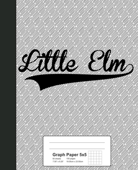 Paperback Graph Paper 5x5: LITTLE ELM Notebook Book