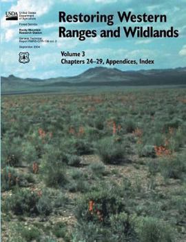 Paperback Restoring Western Ranges and Wildlands (Volume 3, Chapters 24-29, Appendices, Index) Book