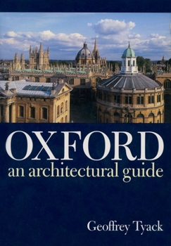 Paperback Oxford: An Architectural Guide Book