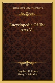 Paperback Encyclopedia of the Arts V1 Book