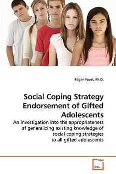 Paperback Social Coping Strategy Endorsement of Gifted Adolescents Book