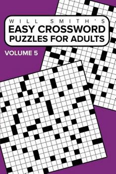 Paperback Easy Crossword Puzzles For Adults - Volume 5 Book