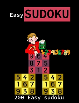 Paperback Easy SUDOKU: 200 easy sudoku Book