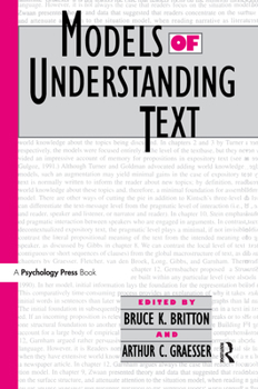 Hardcover Models of Understanding Text Book