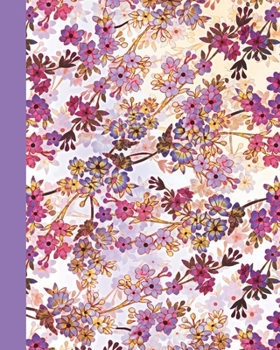 Paperback Quarterly Calendar/To Do List Journal (Purple Floral): Three Months of To Do List Pages with Monthly Calendar and Monthly Habit Tracker (8x10) Book