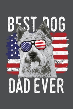 Paperback Best Dog Dad Ever: Norwich Terrier Lined Journal Notebook Book
