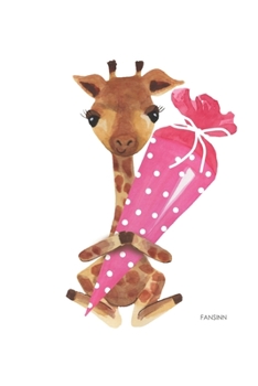 Paperback Giraffe School Notebook: Graph Paper Journal 6x9 - 120 Pages Book