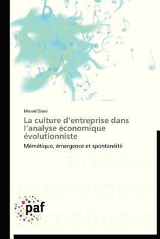 Paperback La Culture D Entreprise Dans L Analyse Économique Évolutionniste [French] Book
