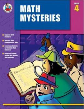 Paperback Math Mysteries, Grade 4 Book