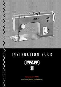 Paperback PFAFF 90 - Instruction Book