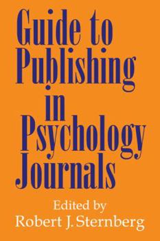 Paperback Guide to Publishing in Psychology Journals Book