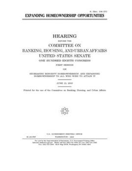 Paperback Expanding homeownership opportunities Book