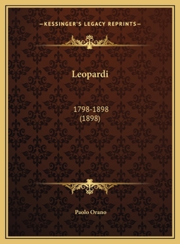 Leopardi: 1798-1898 (1898)
