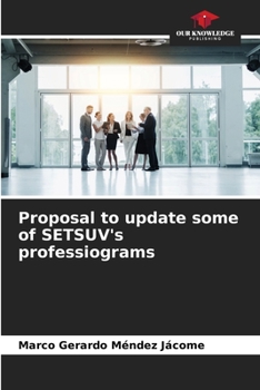 Paperback Proposal to update some of SETSUV's professiograms Book