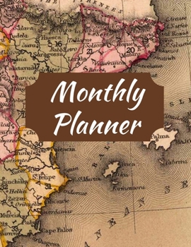 Paperback Monthly Planner 2021-2022 Book