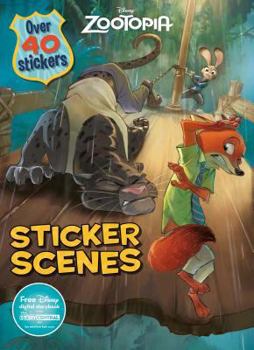 Paperback Disney Zootopia Sticker Scenes Book