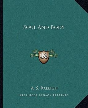 Paperback Soul And Body Book