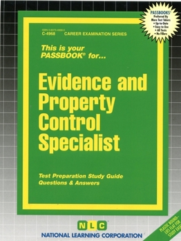 Spiral-bound Evidence and Property Control Specialist: Passbooks Study Guide Book